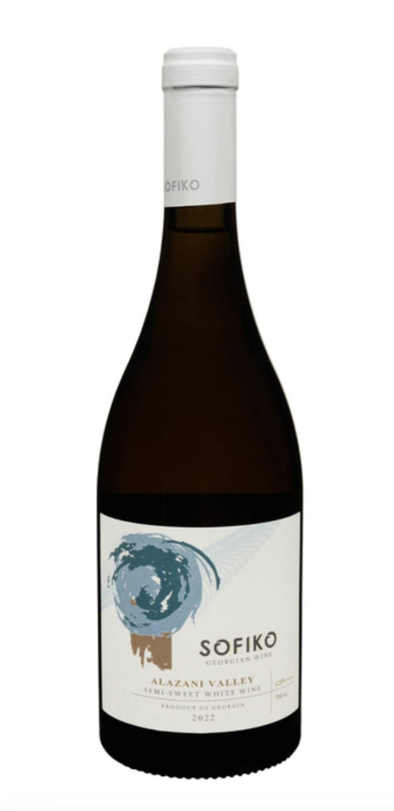 Вино Sofiko Alazani Valley н/солодке біле 13.5% 0.75 л